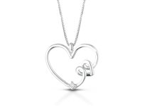 Collier PG Gioielli Femme Cuori in Or blanc Diamante CIODESIRE/5 - CIODESIRE/5